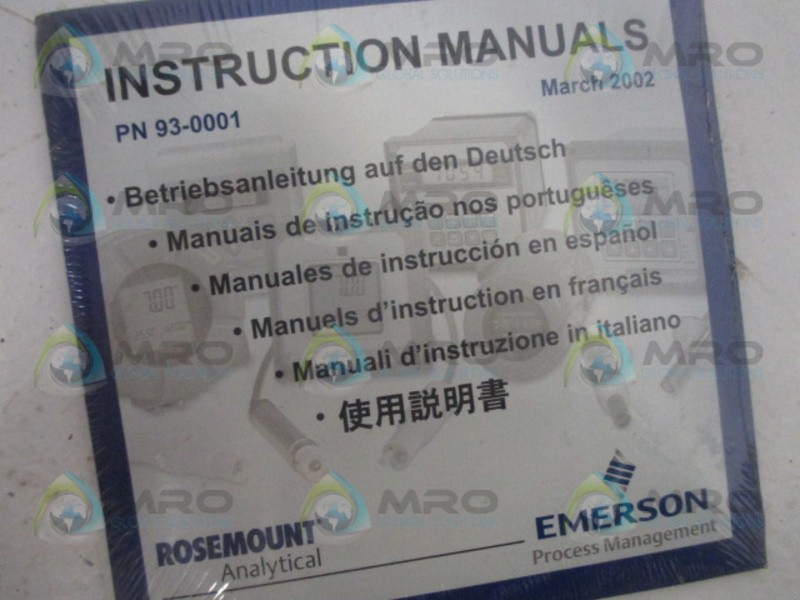 ROSEMOUNT EMERSON 93-0001 ’02 NSMP