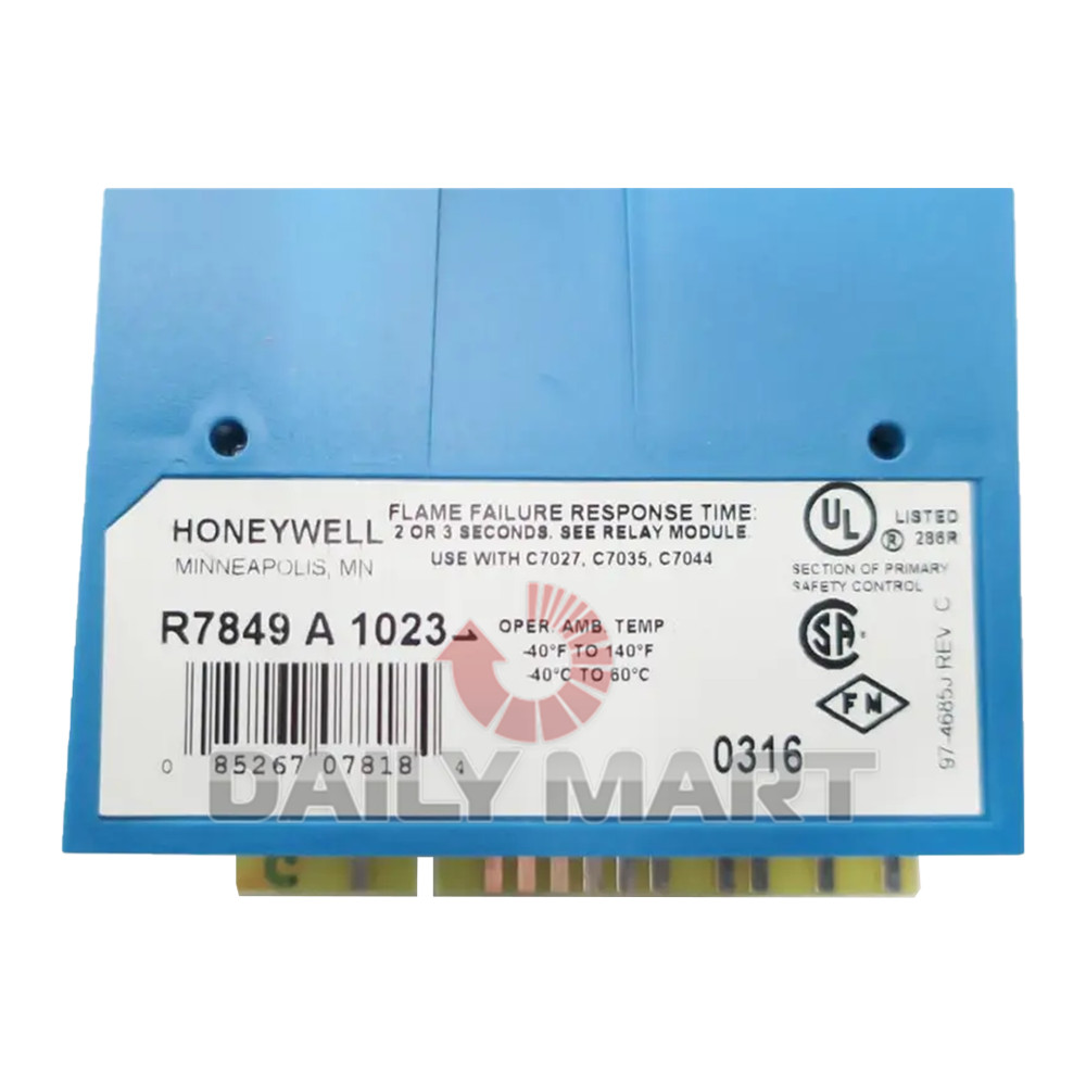 New In Box HONEYWELL R7849A1023 Ultraviolet Flame Amplifier