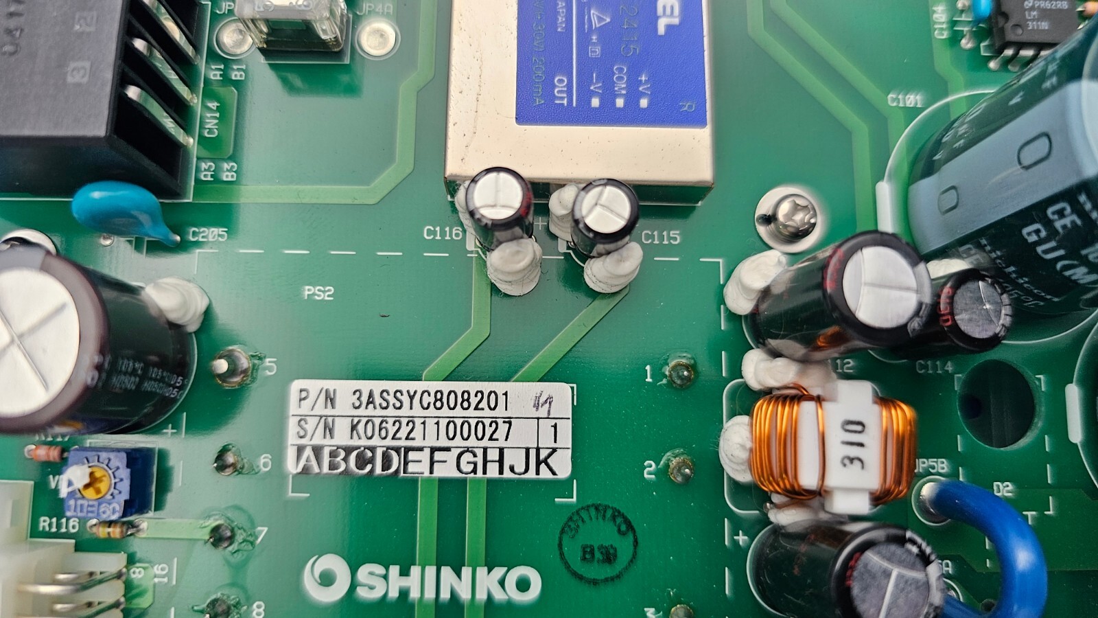 SHINKO M-182B, DDRV-U SAP2-100, 3ASSYC808201