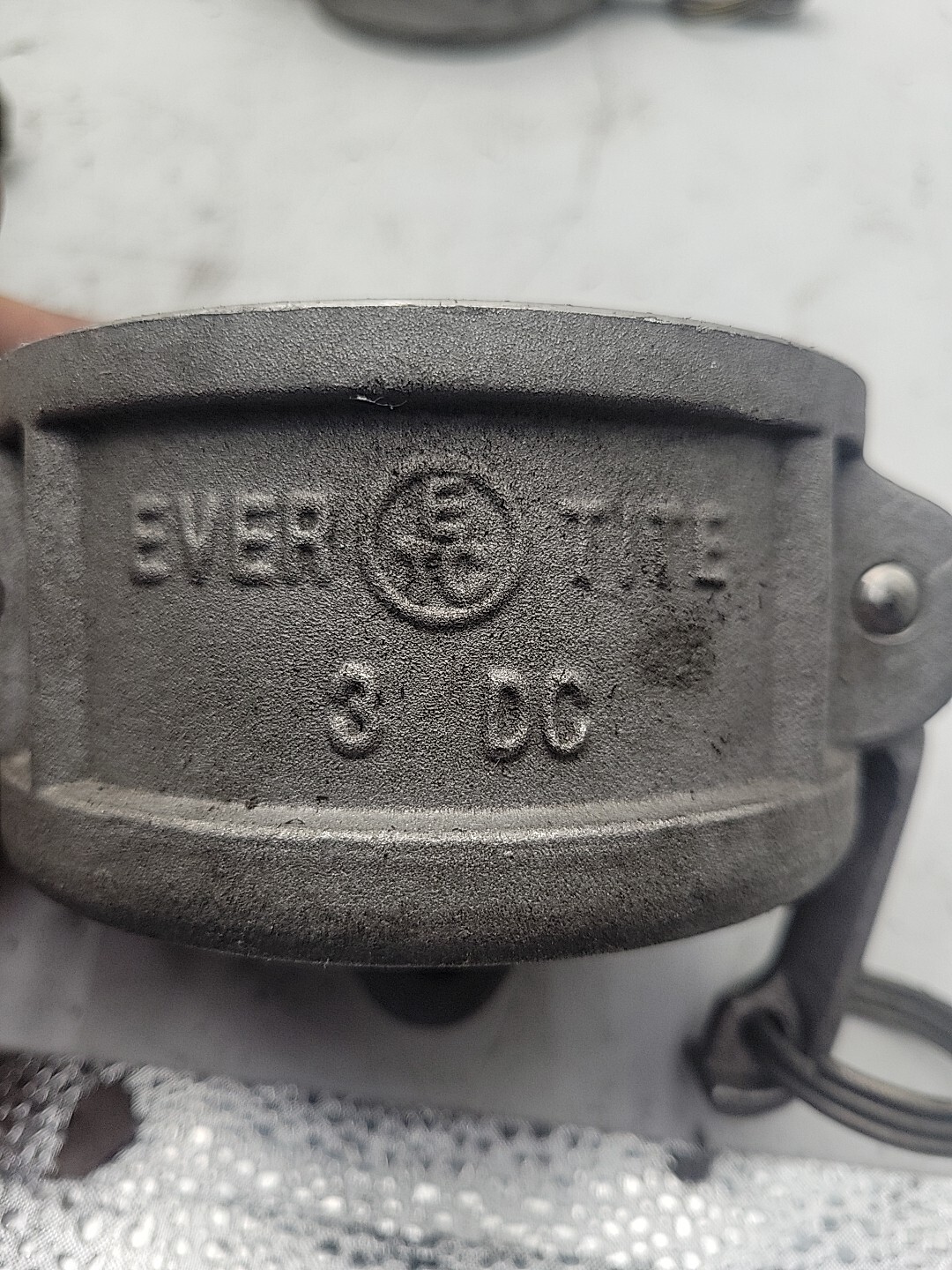 EVER-TITE Coupling Products 3″ Female Cam Groove Dust Cap Aluminum 330DCAL DC300