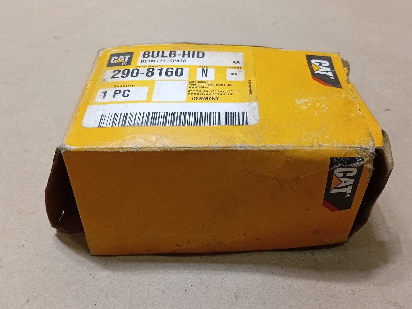 SURPLUS NEW Caterpillar 290-8160 35W D1S Hid Bulb for Flood Lights – Parts