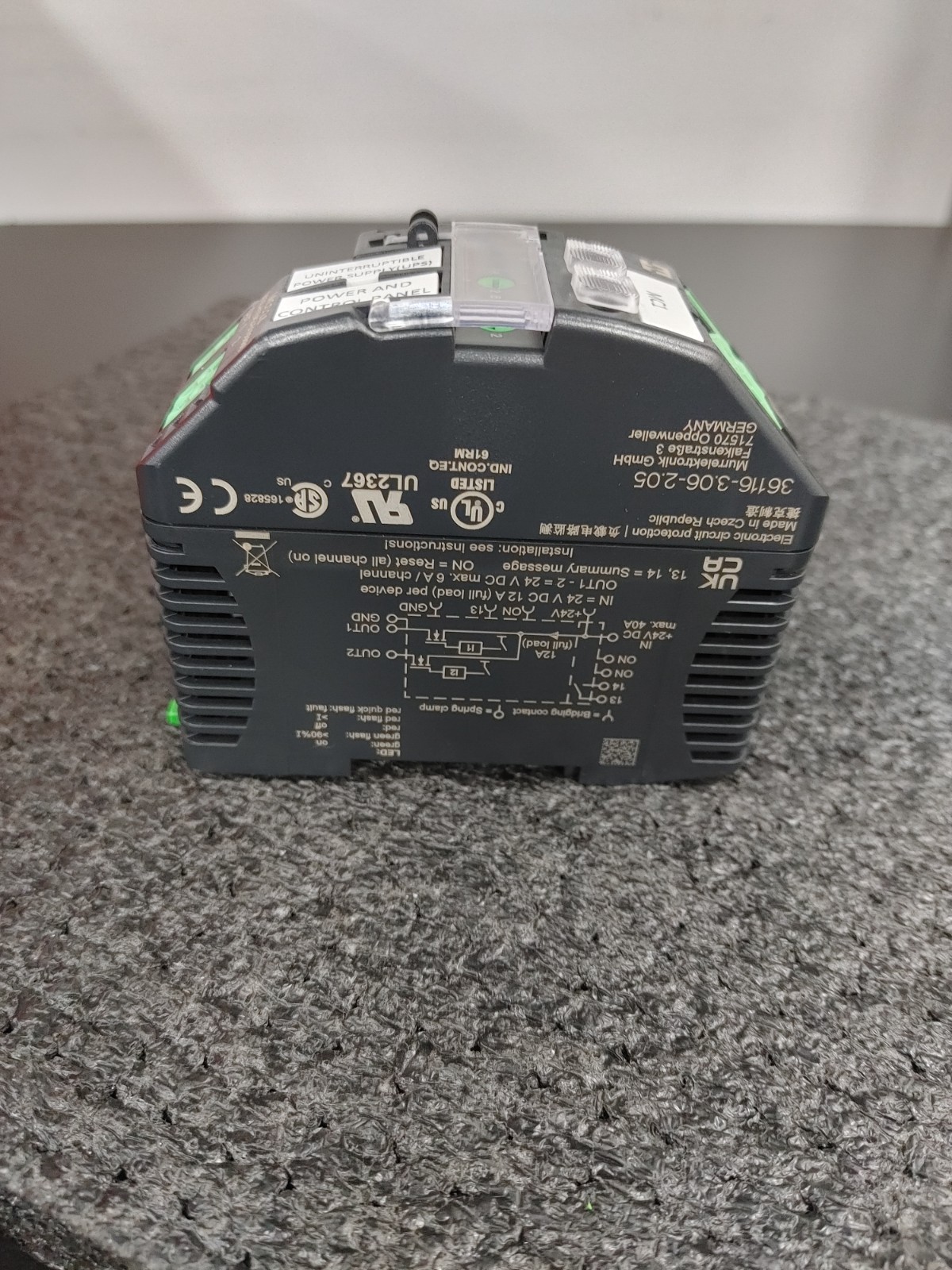 MURR ELEKTRONIK MICO 36116-3.06-2.05 Electronic Circuit Protection