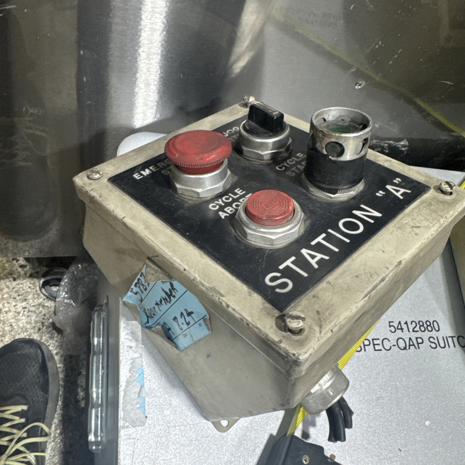 Emergency Stop Factory Machining Control Panel Push Button