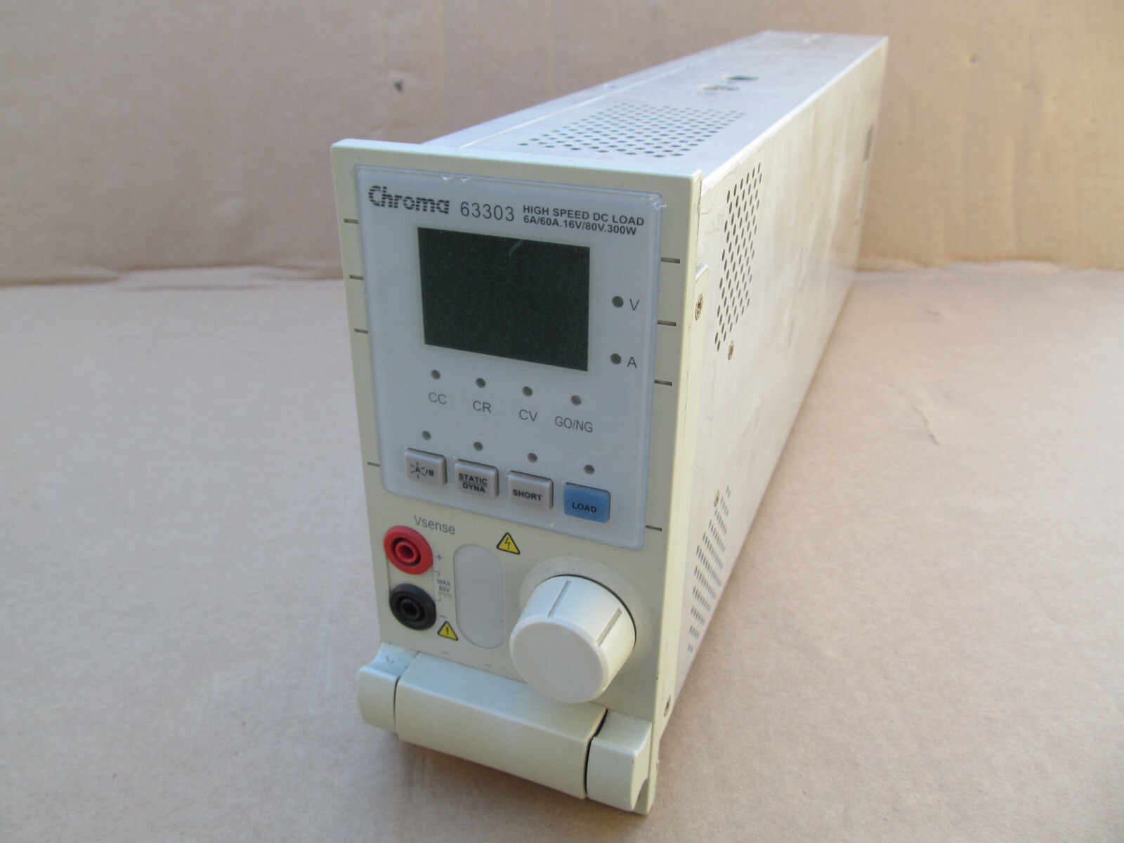 Chroma 63303 High speed DC Load 300-Watts 6A/60A 16V/80V