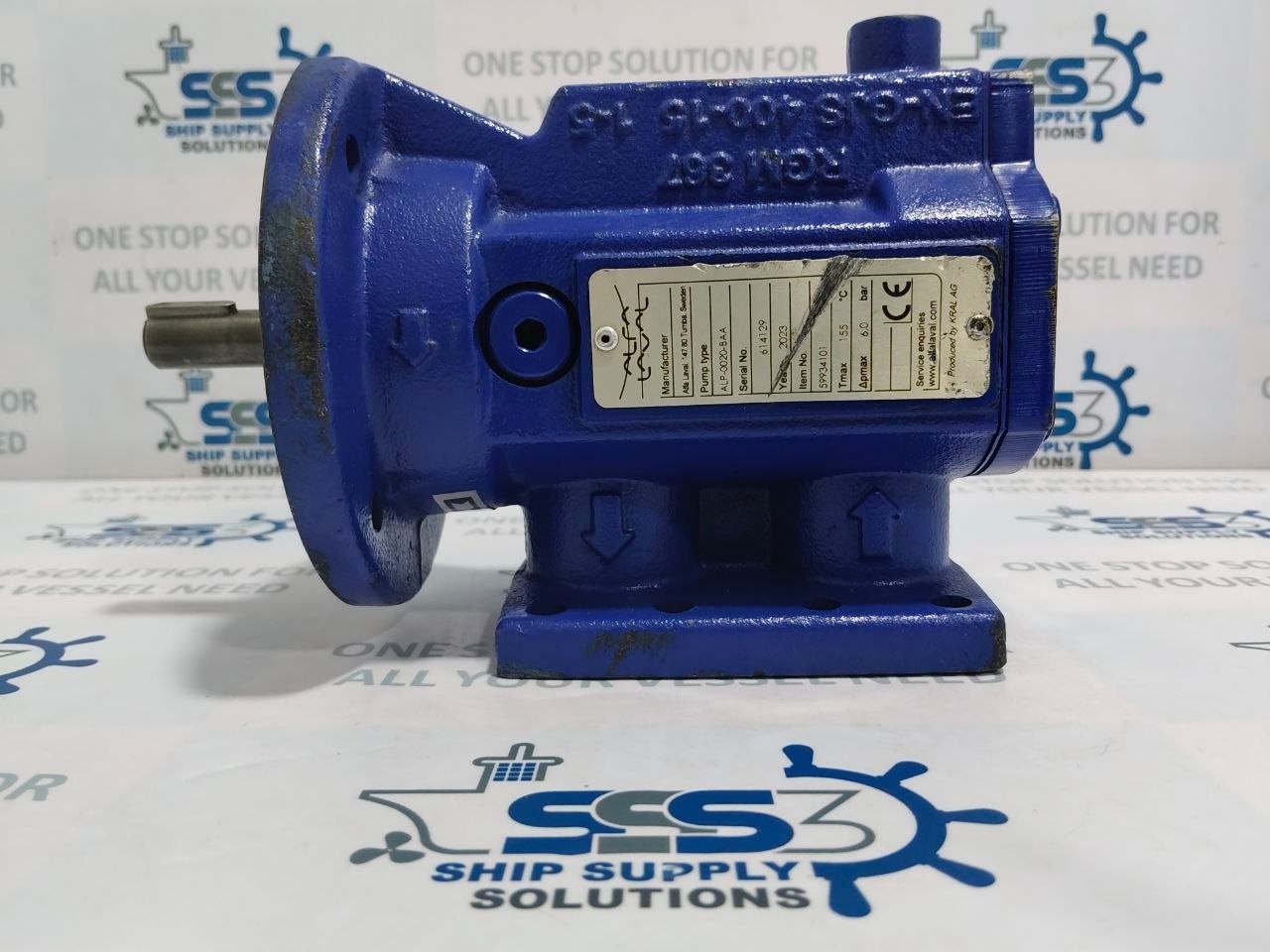 Alfa Laval ALP-0020-BAA Triple Screw Pump ALP0020BAA RGM 367 EN-GJS 400-15