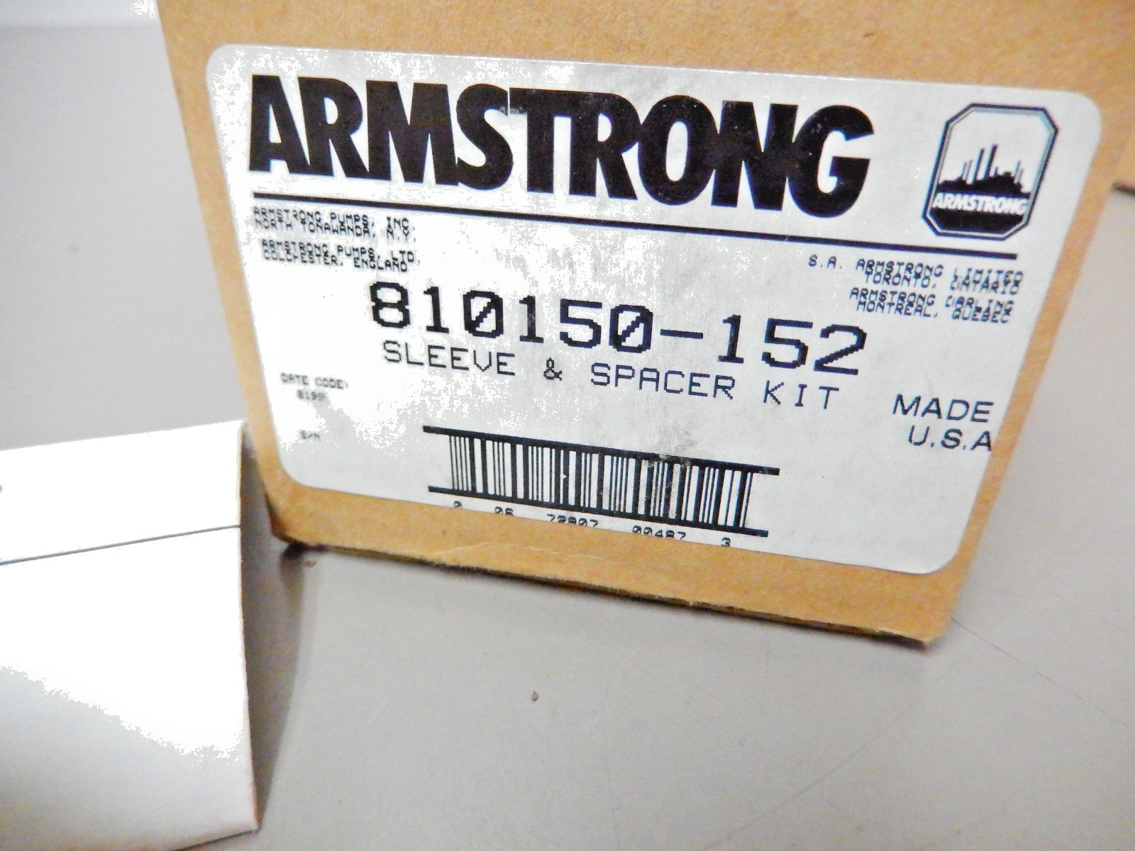 Armstrong 810150-152 Sleeve and Spacer Kit