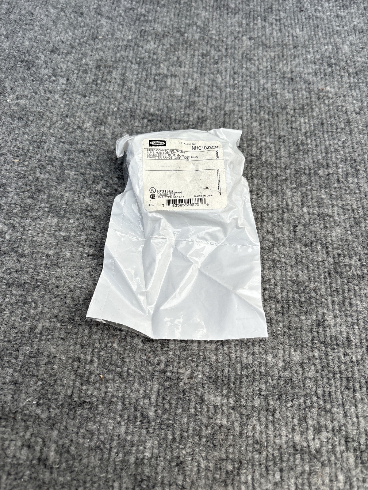 Hubbell NHC1023CR 1/2″ Elbow Cable Gland Connecotr New