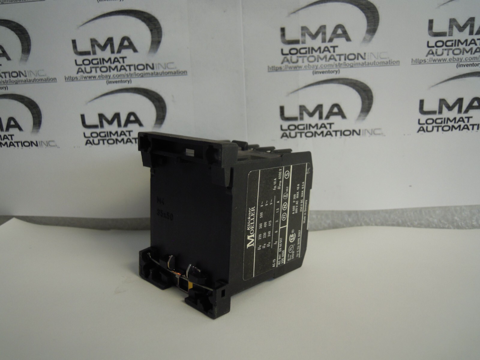 EATON KLOCKNER MOELLER DIL ER-31 CONTACTOR 3NO+1NC COIL 110-120V *TESTED
