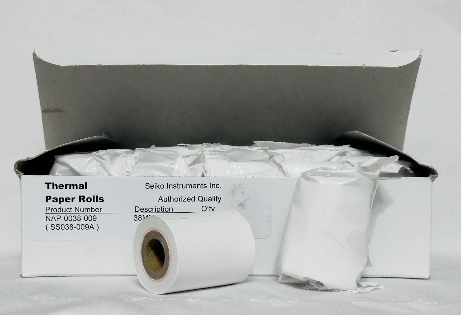 SAGE EAS ENDEC Thermal Printer Paper – 9 Meters x 38 Millimeters – 10ct XL Rolls