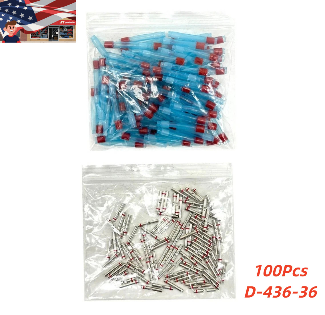 100Pcs/pack Plastic Case Terminal For D-436-36 D43636 650074-000 650074000 NEW