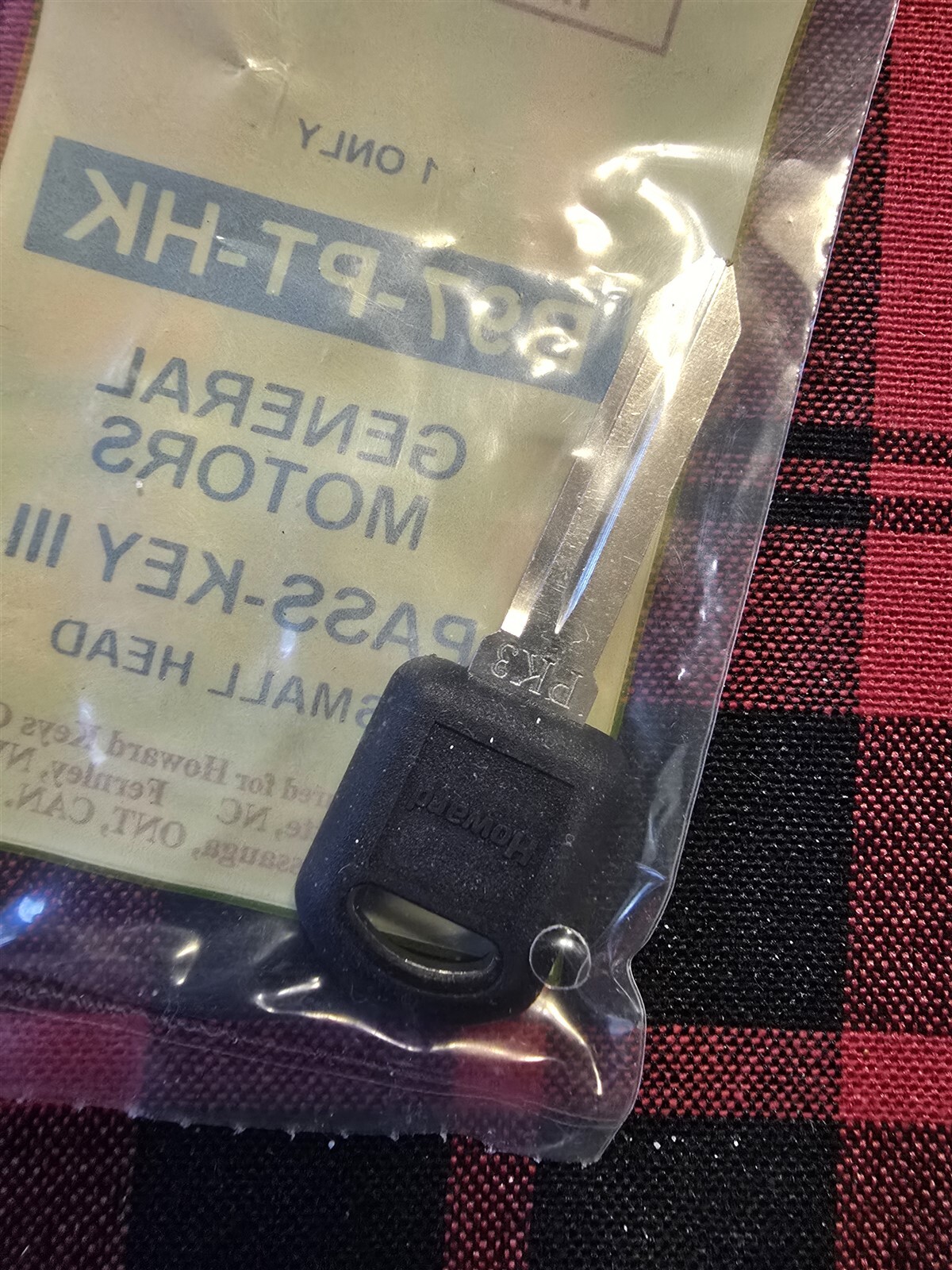 NEW Howard Keys B97-PT-HK GM Small head Pass Key *FREE SHIPPING*