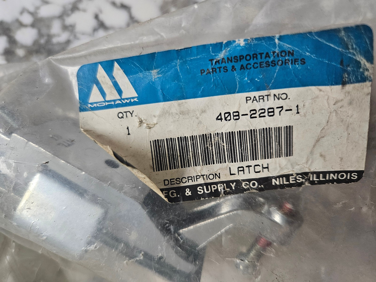 4 Mohawk part # 408-2287-1 Spring Latches NEW for Bus & others