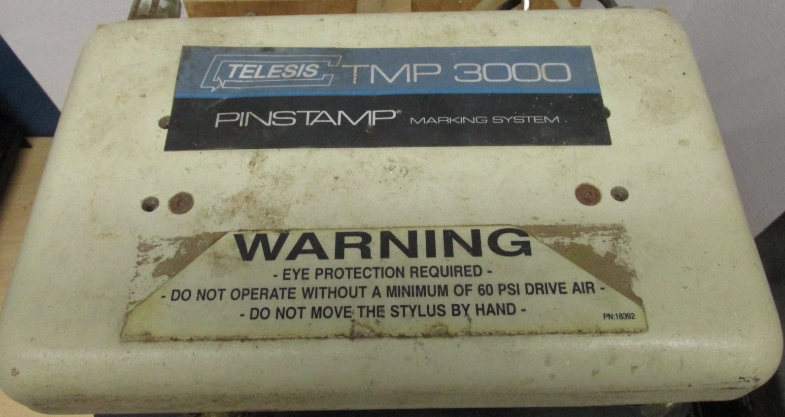 Telesis TMP 3000 Pinstamp Making System READ DESC