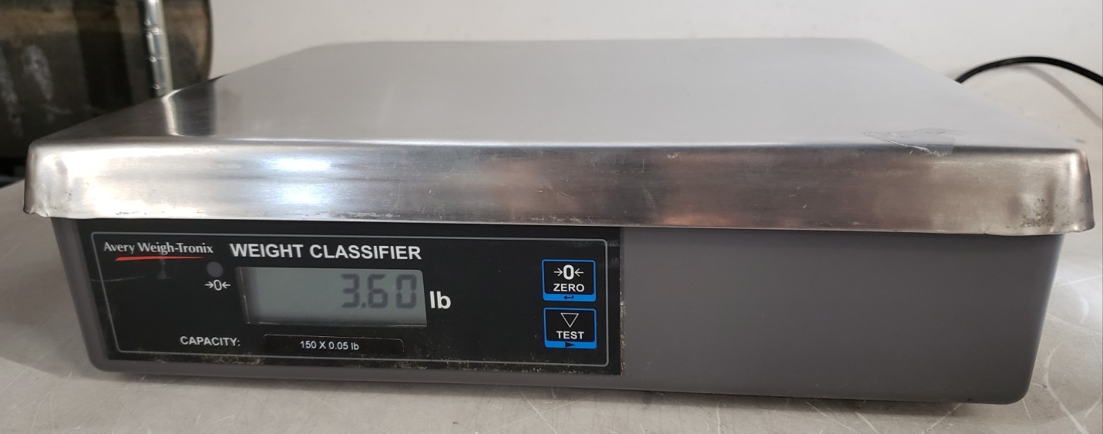 Avery Weigh-Tronix 7820-70 Weight Classifier 150lbs w/ AC Adapter *FOR PARTS*