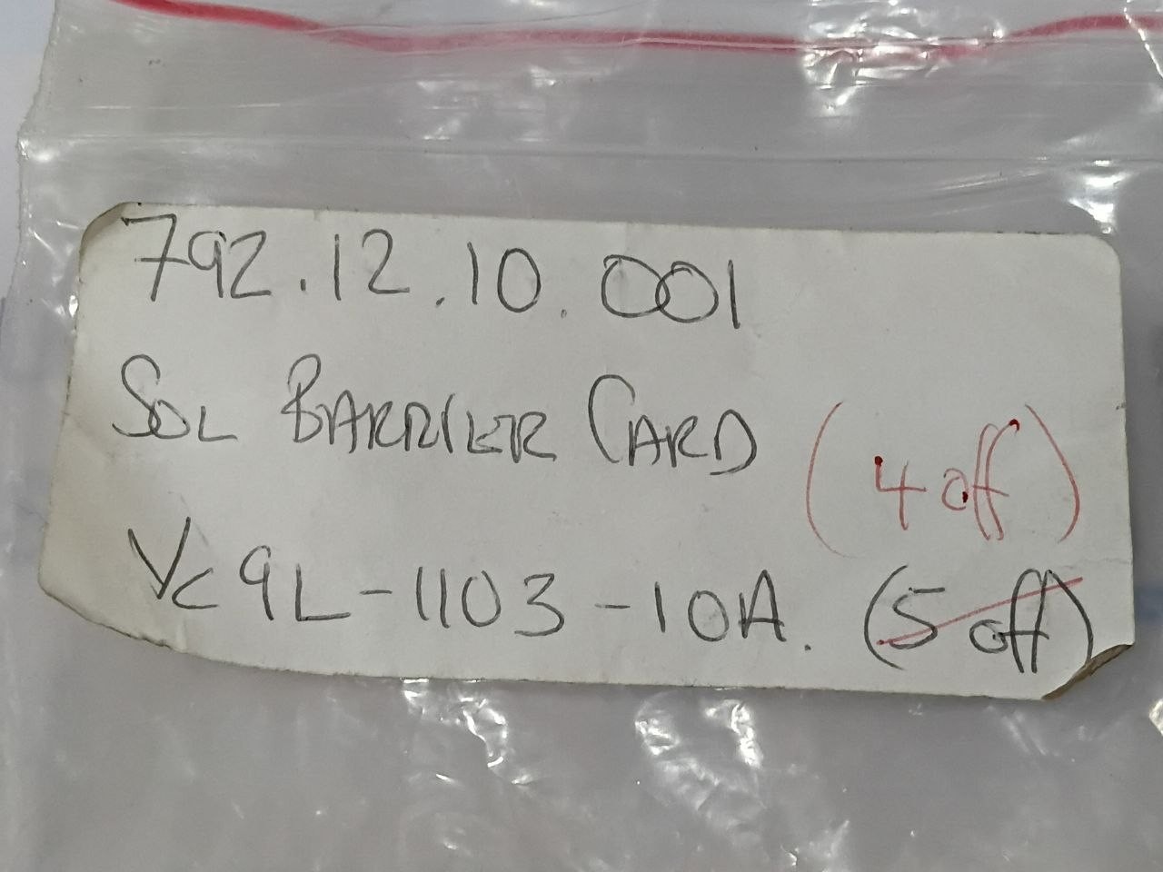 Yuken YC9L-1103-10A Sol Barrier PCB Card D-42821-1