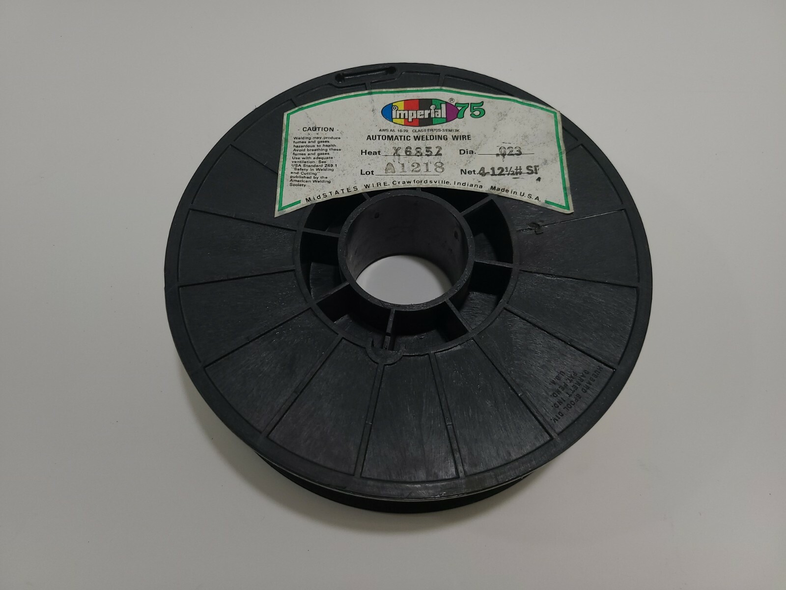 Imperial 75 X6852 Copper Automatic Welding Wire .023 Dia 13 lb