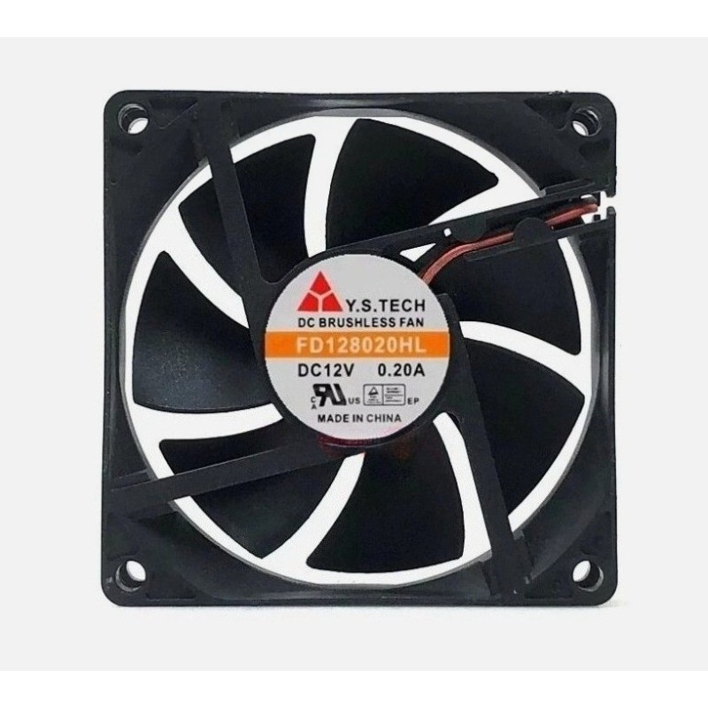 1 PCS Y. S TECH fan FD128020HL fan DC12V 0.20A 8020 80 * 20MM 2-wire