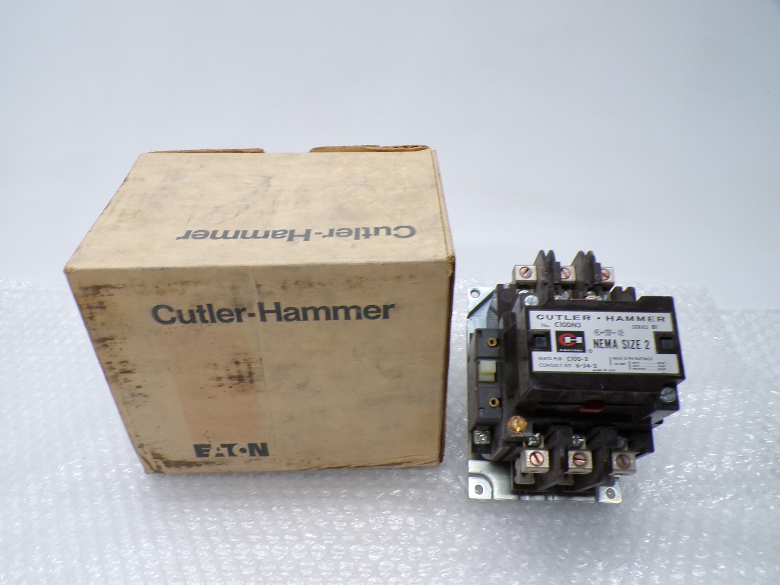 CUTLER HAMMER C10DN3AB SER.B1 CONTACTOR 120V NSMP