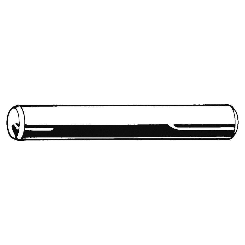 GRAINGER APPROVED M39078.100.0030 Pin,Steel 60HRC,10mm dia.,PK10 41KE09
