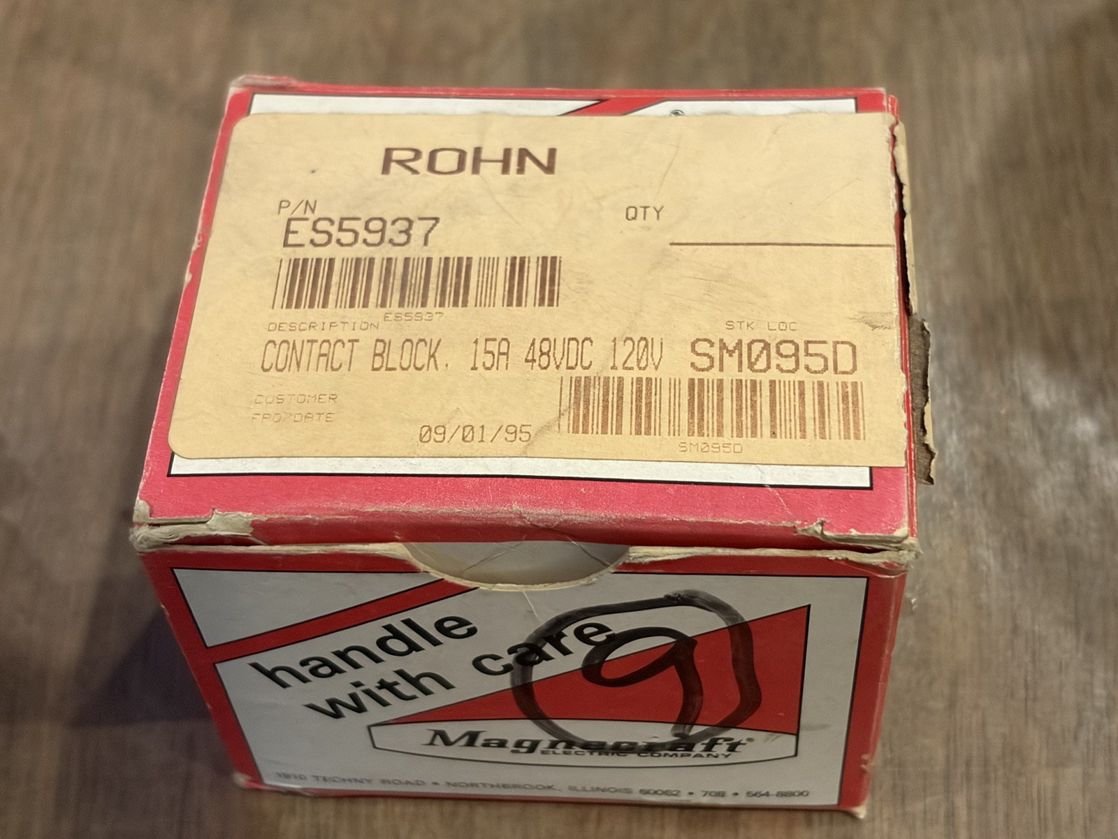 Magnecraft W199AX-9 Power Relay DPST-NO 40A 120VAC Coil