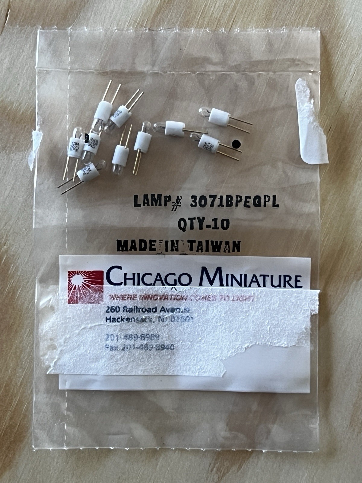 Chicago Miniature 3071BPEGPL Lamp Bulb CM3071 3071