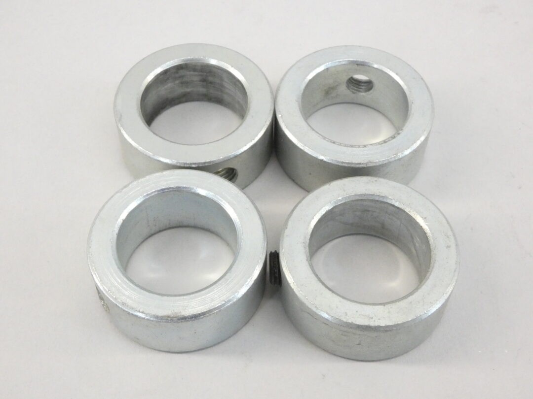 *Lot of 4* Shaft Collars 1″ Bore x 1-1/2″ OD x 5/8″ Set Screw Zinc – NEW Surp…