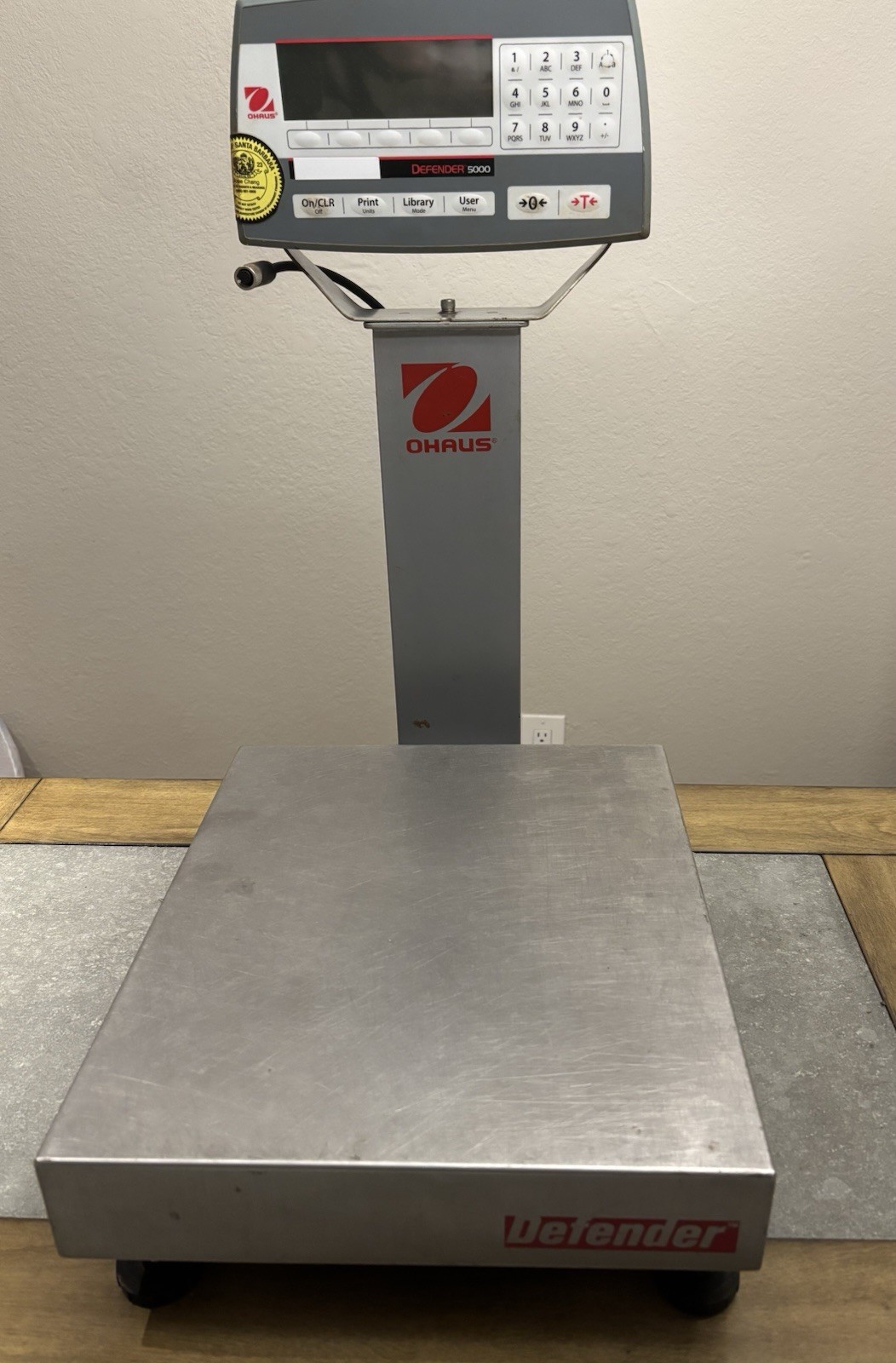Ohaus Defender 5000 TD52PScale with D25RTR BASE. 50lbs Capacity. 30Day Warranty