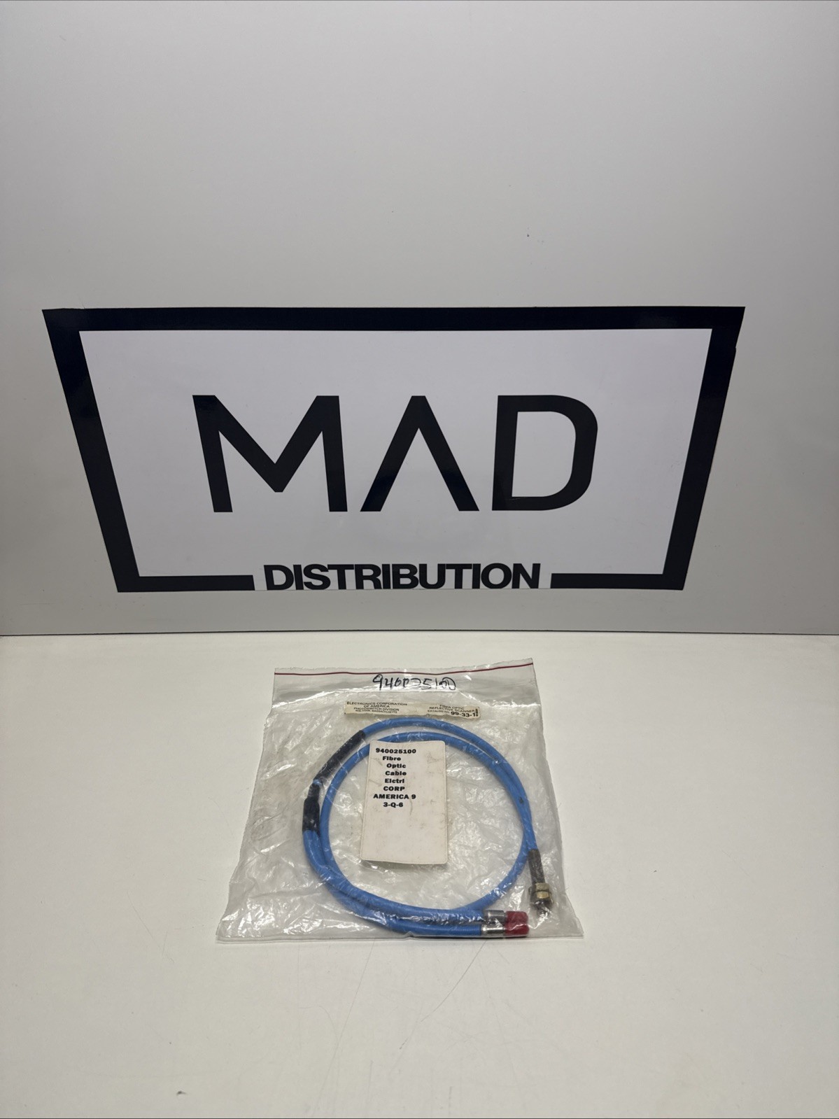 Electronics Corp – Fiber Optic Reflective Scanner Cable Cat. No. 99-33-1 NEW