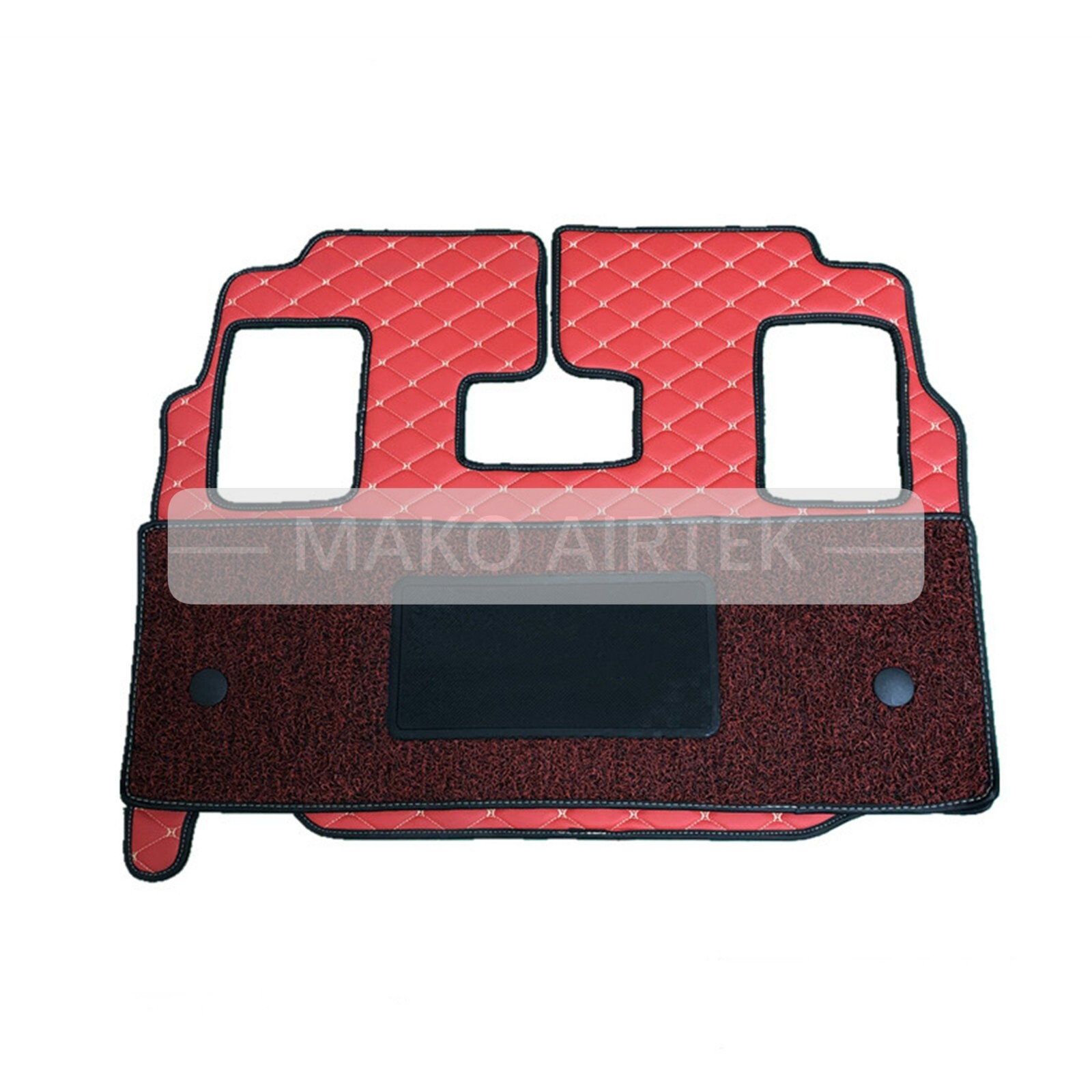 RED Cab Floor Rubber Mat Carpet Fit Komatsu PC200-5