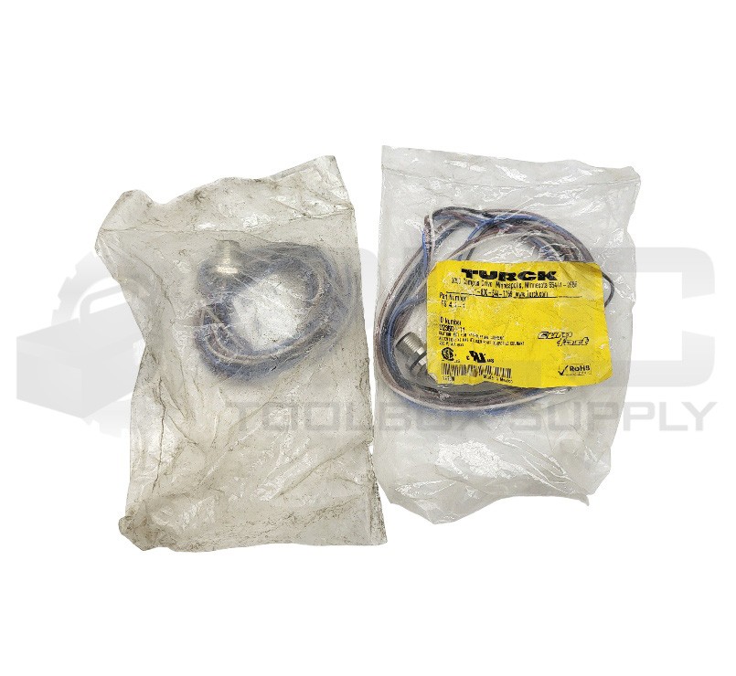 NEW SEALED LOT OF 2 TURCK FS 4.4-1 EUROFAST RECEPTACLES U2350-11