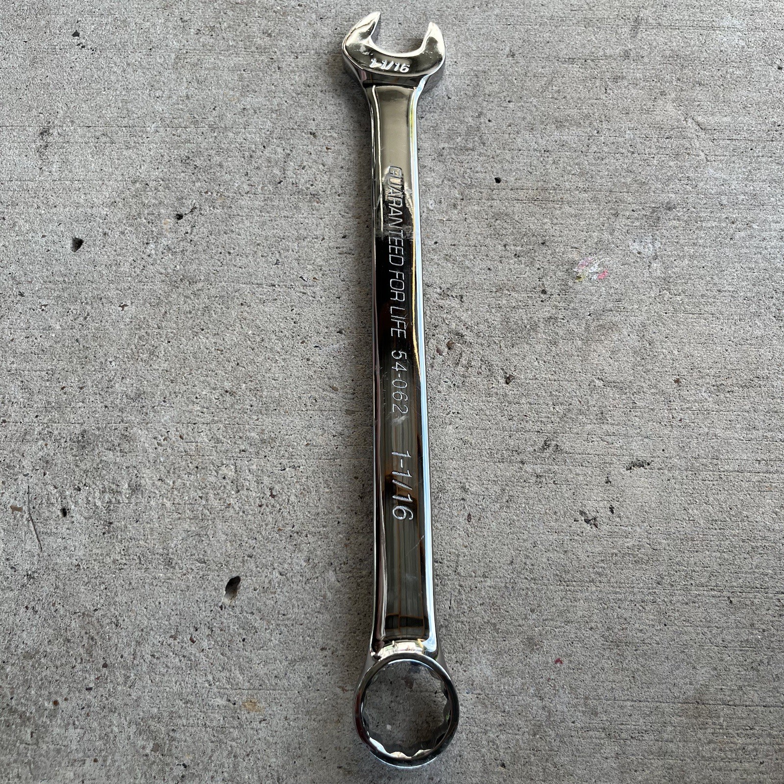 Duralast 54-062 1-1/16 inch Combination Wrench Chrome Finish