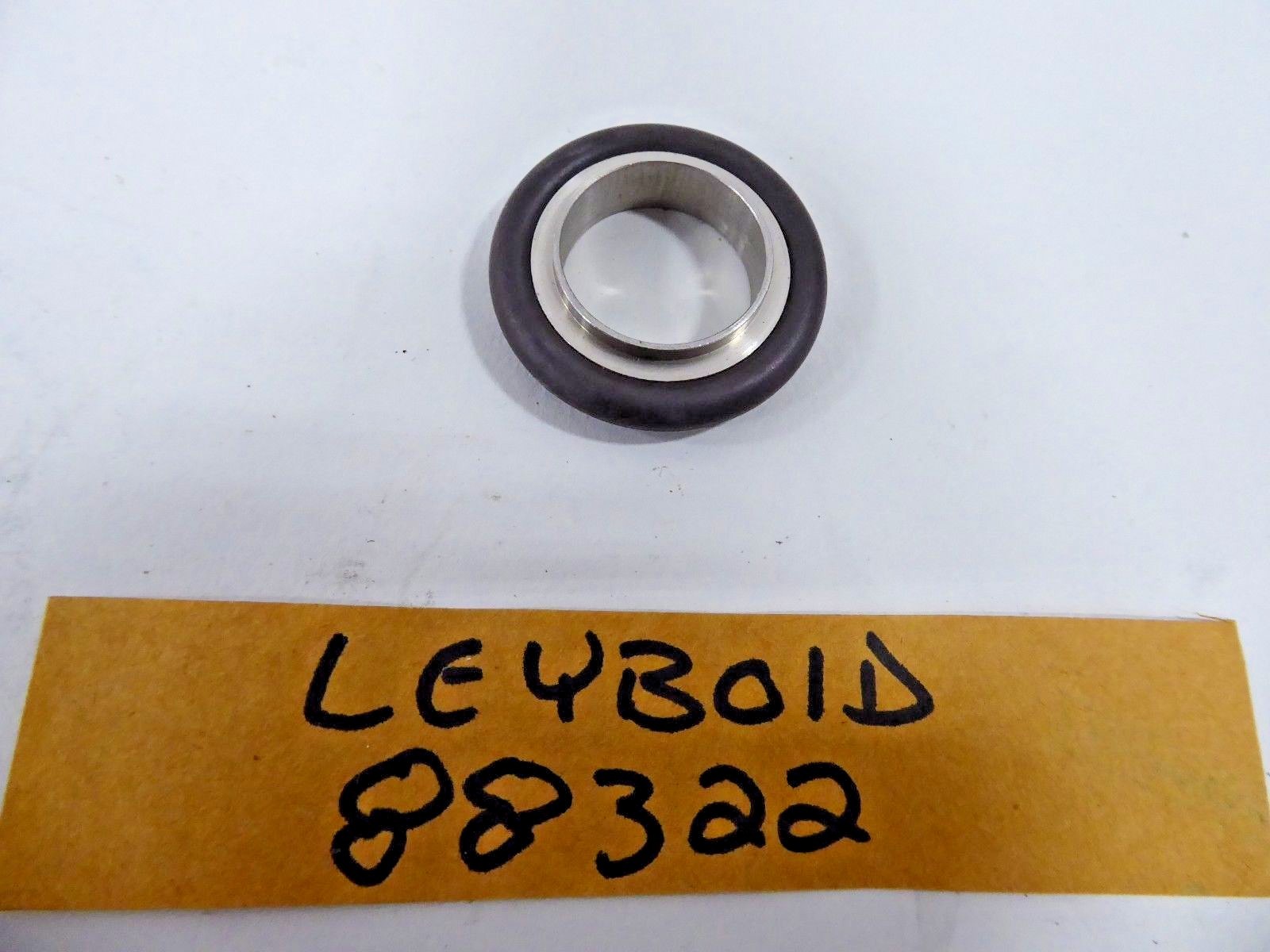 Leybold 88322 Centering Ring DN-20 ISO-KF Stainless Viton *