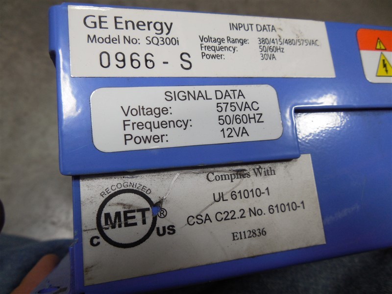 USED GE Energy SQ-300i SCR Firing Module