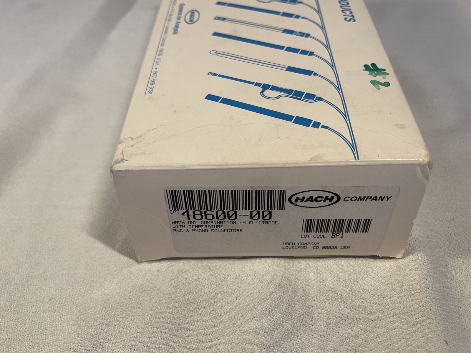 HACH ELECTRODE PRODUCTS 48600 HACH ONE COMBINATION pH Electrode WITH TEMPERATURE