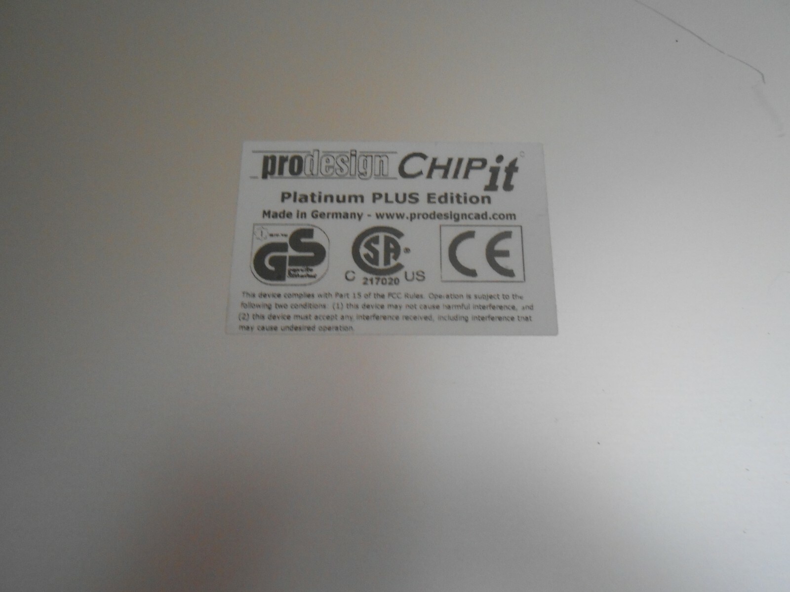 PRO DESIGN CHIPit PLATINUM POWER PLUS EDITION
