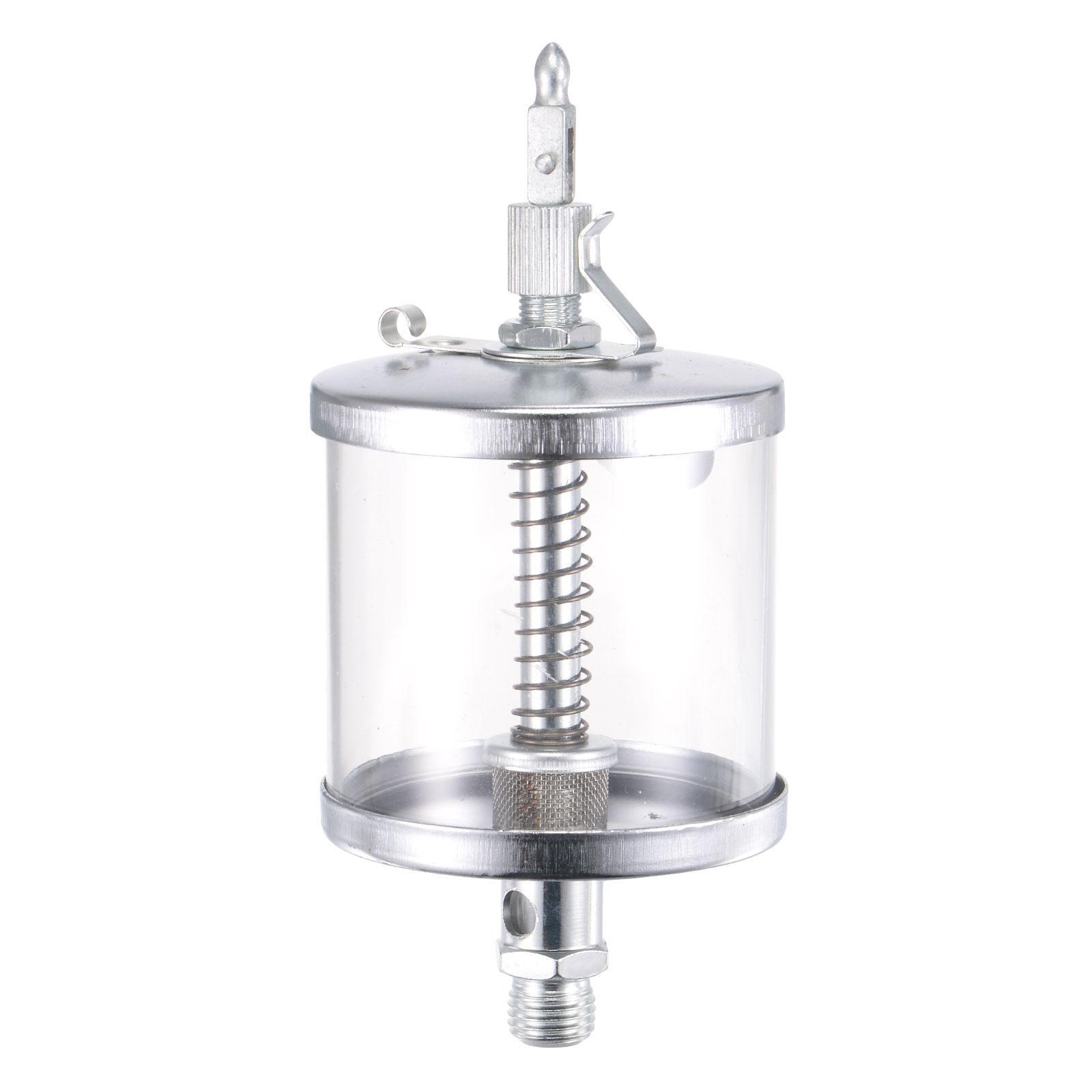 Needle Valve Type Oil Cup M14x1.5 Thread 200ml Sight Gravity Drip Feed Oiler