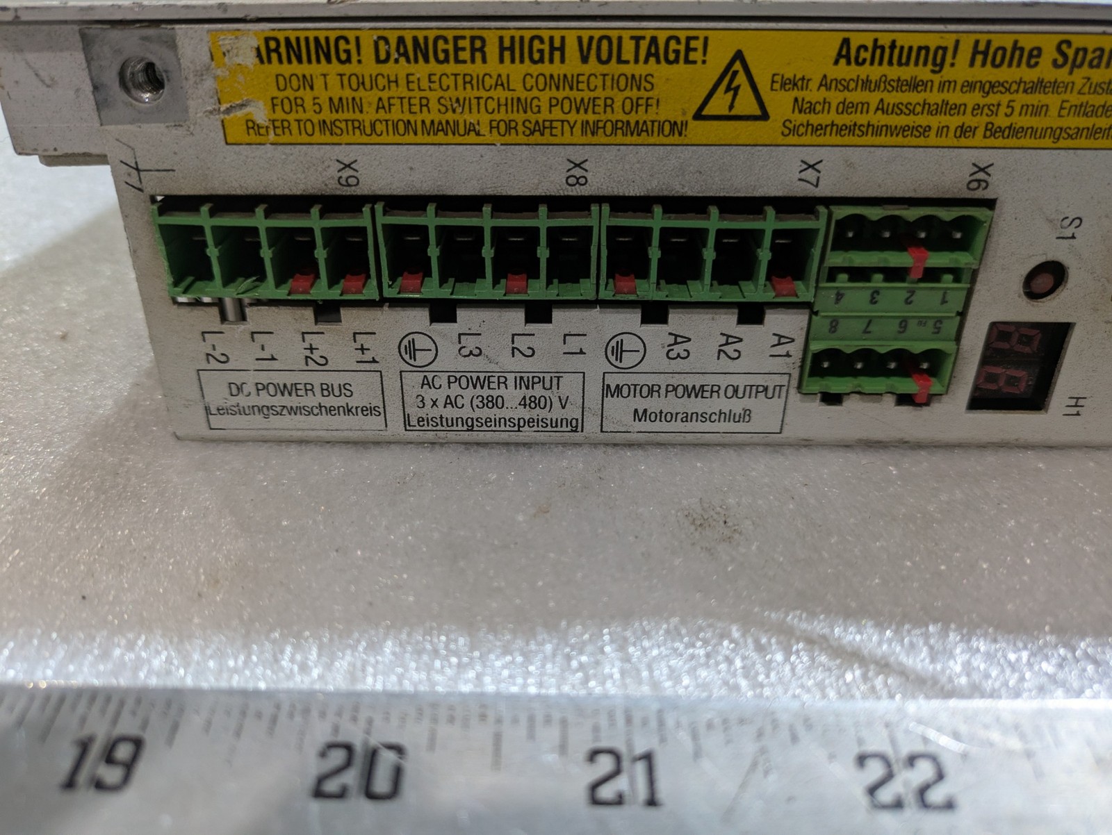 Indramat FWA-ECODRV-PDP-03VRS-MS Digital AC-Servo Controller ECODRIVE Panel Moun