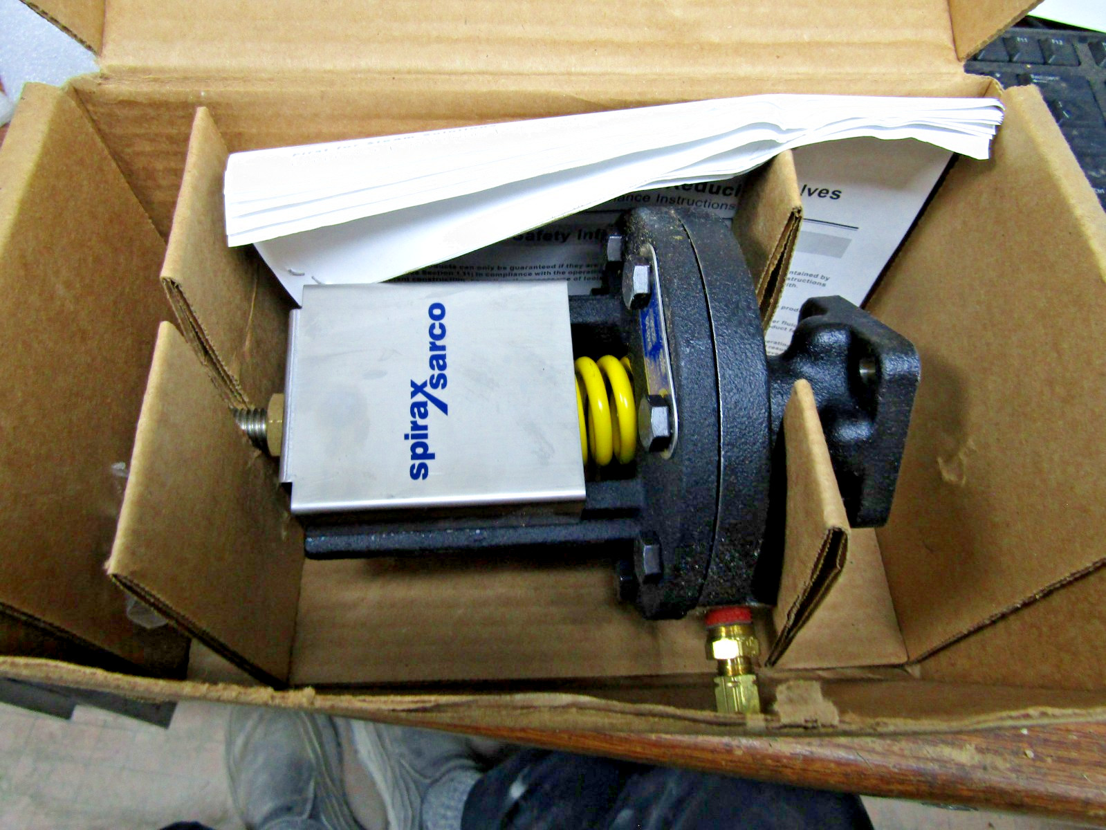 ✌️NEW SPIRAX SARCO 54819 25P IRON FLANGED PRESSURE PILOT 30 PSI YELLOW SPRING