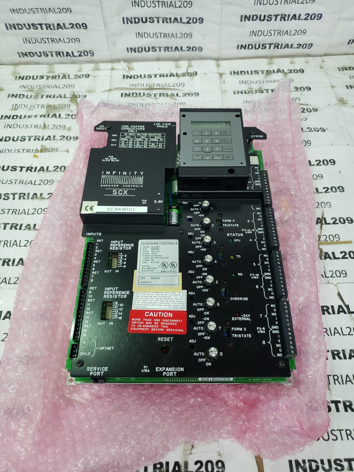 SCHNEIDER ELECTRIC SCX920 ANDOVER CONTROLS