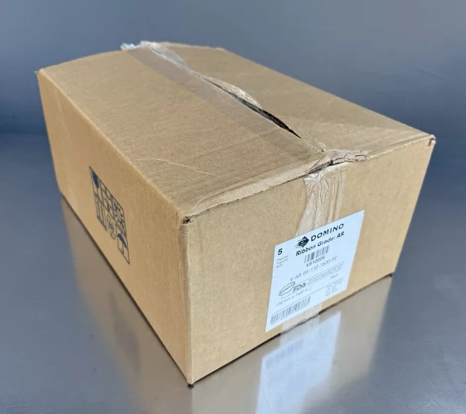 Pallet Of 40 Case Domino V-AR-BK-130-1600-PC Ribbon AR Black 130mm X 1600m *New