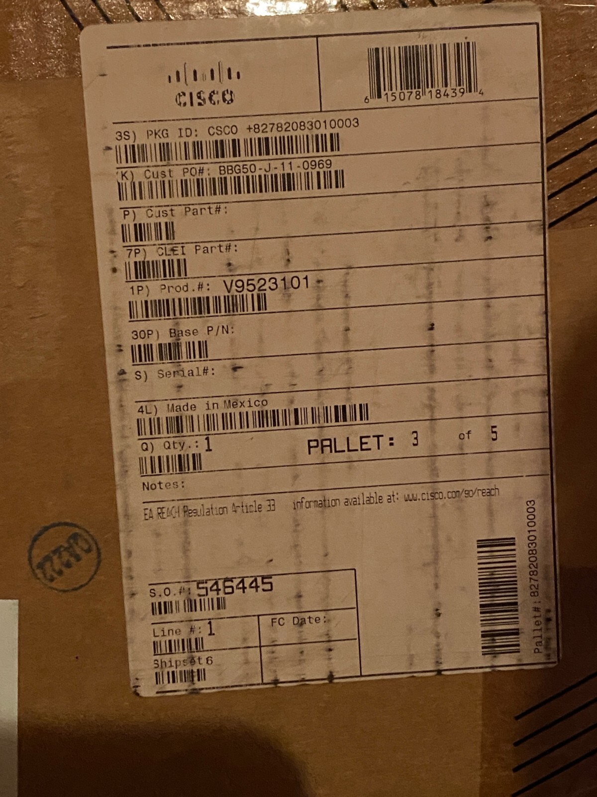 Cisco Scientific Atlanta Galaxy Modular Rack w/ 2 AC-DC Converter Power-One 24V