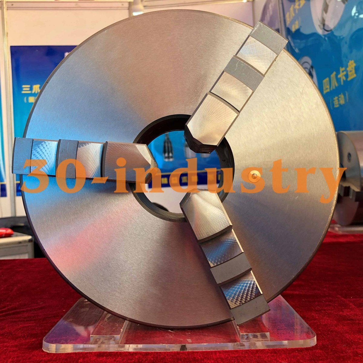 4″ 3-jaw Lathe Chuck K11-100 100mm Self Centering Chuck Cylinder Center Mounting
