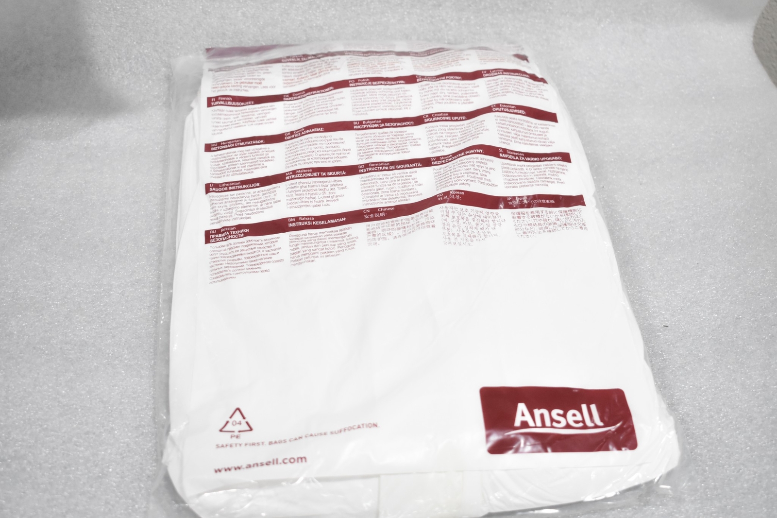 ALPHATEC 681800 BOUND HOOD COVERALL 1800 STANDARD, 2XL SIZE (LOT OF 4)