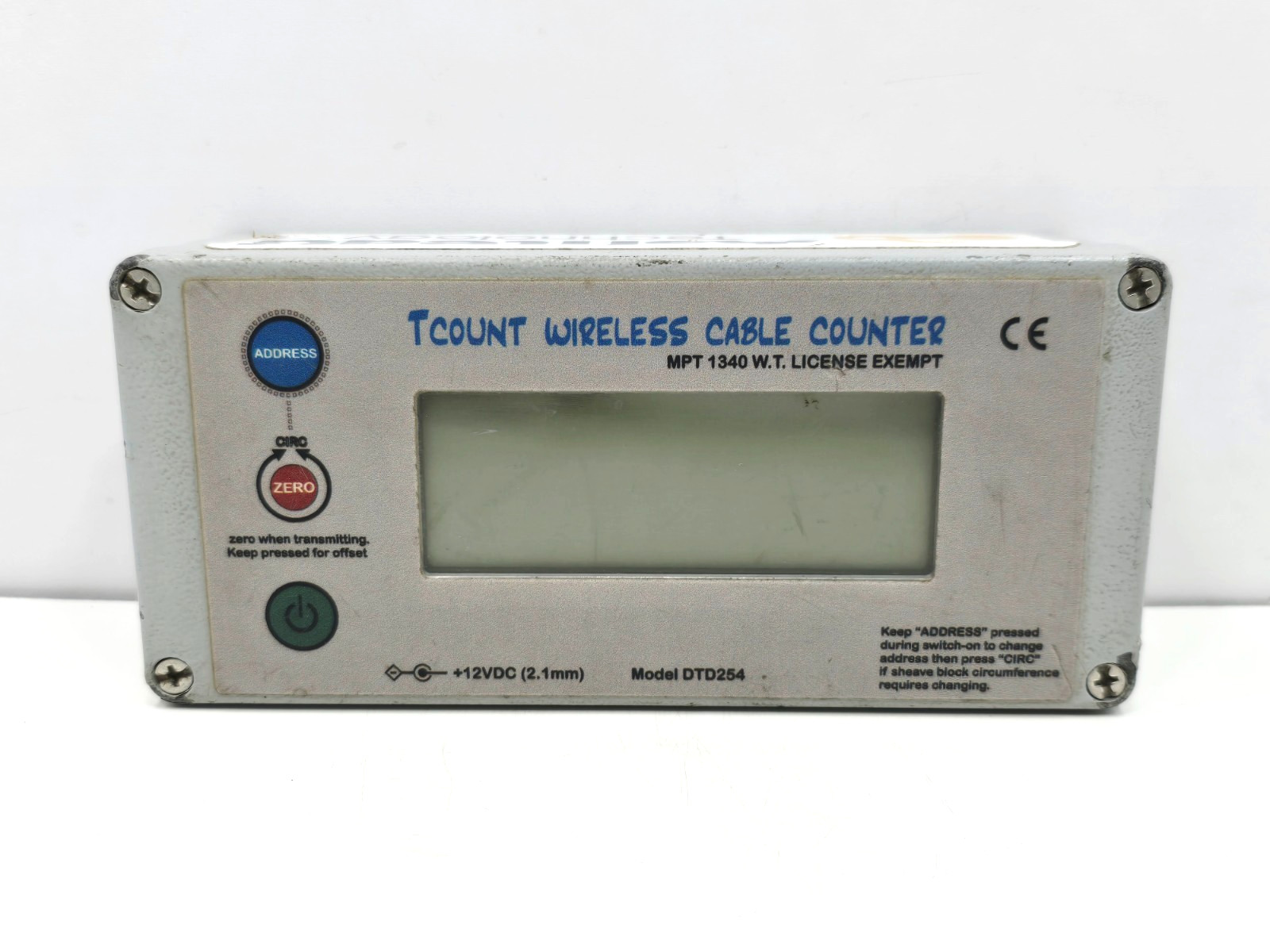 DTD254 TCOUNT WIRELESS CABLE COUNTER S246667 ( W31356-R )