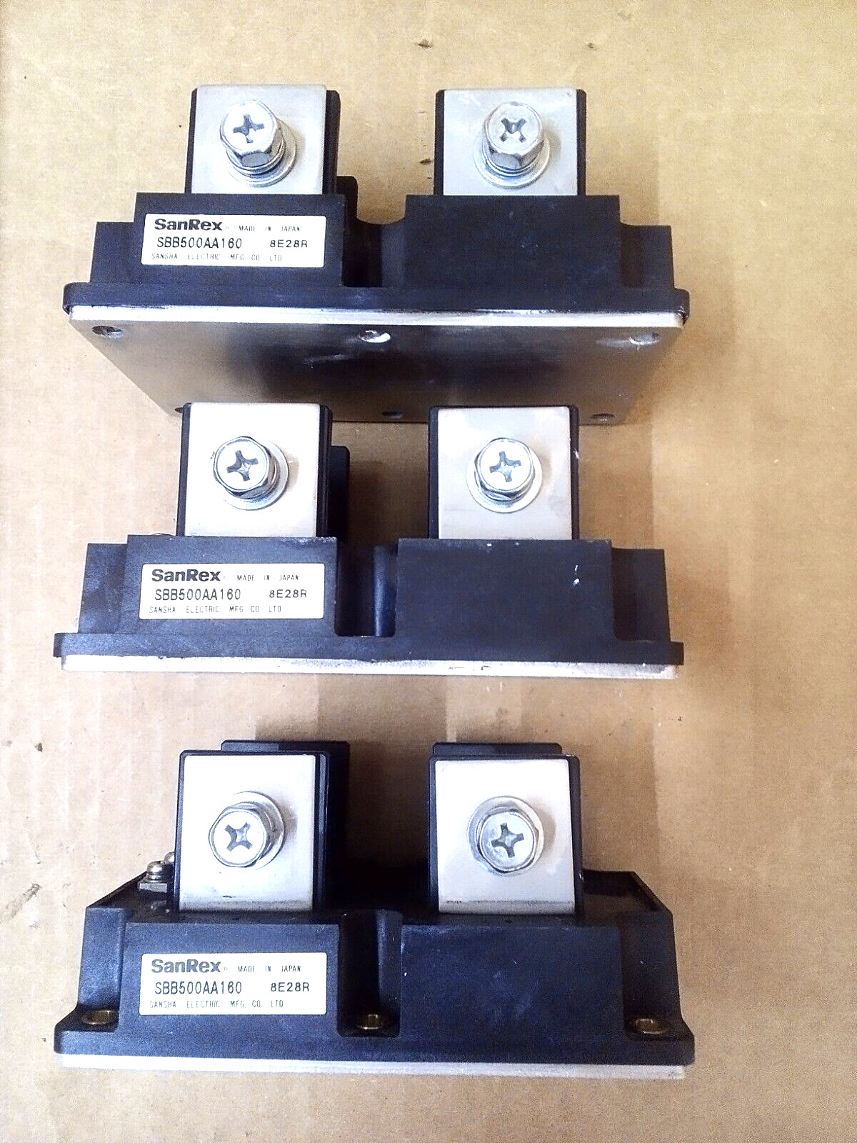 SanRex SBB500AA160 Thyristor Module Lot of 3