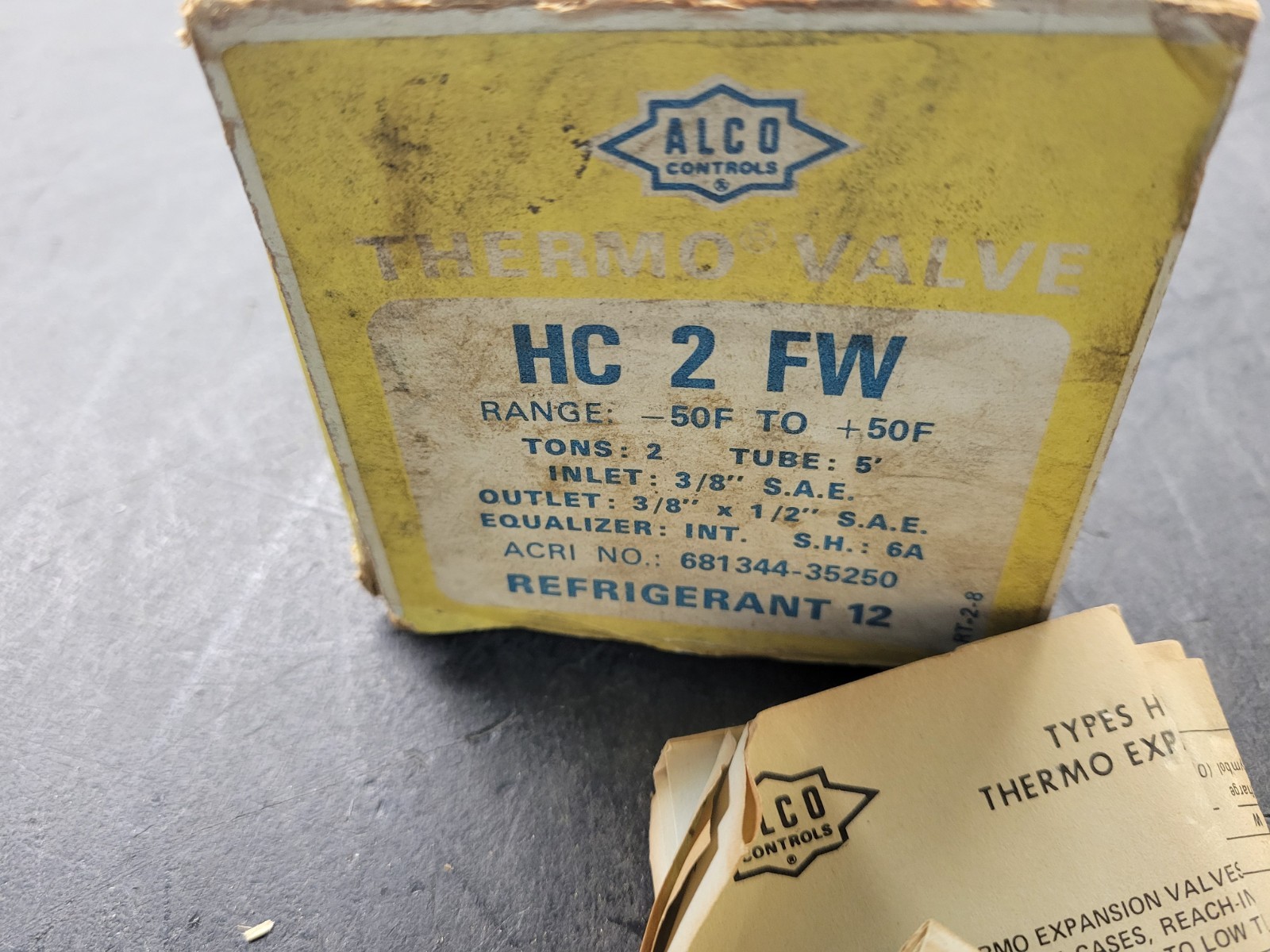 Alco HC 2 FW Expansion Valve.