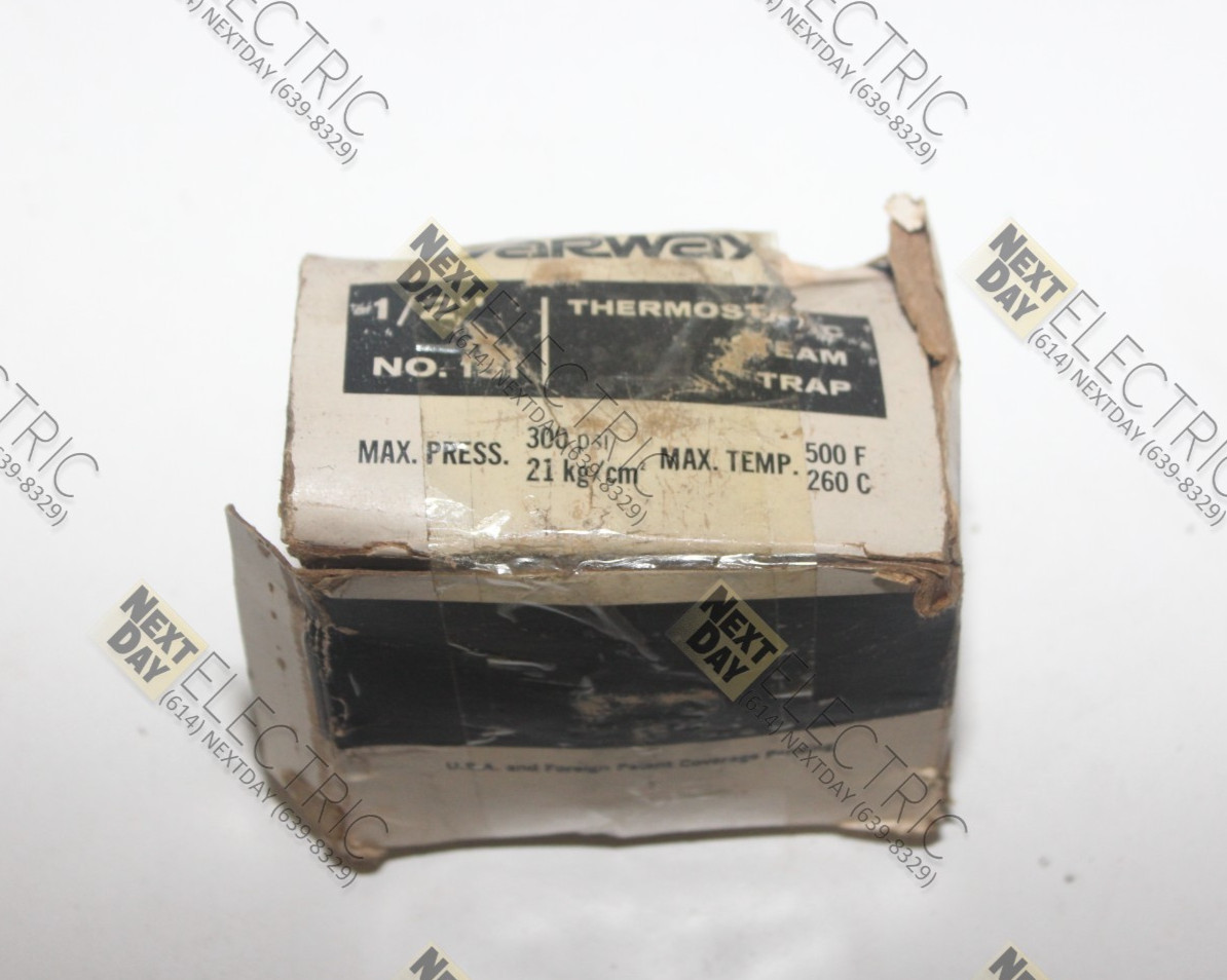 Yarway, G 79 Q34, 1/2″ No. 151 Thermostatic Steam Trap 300S Steel One Way Valve