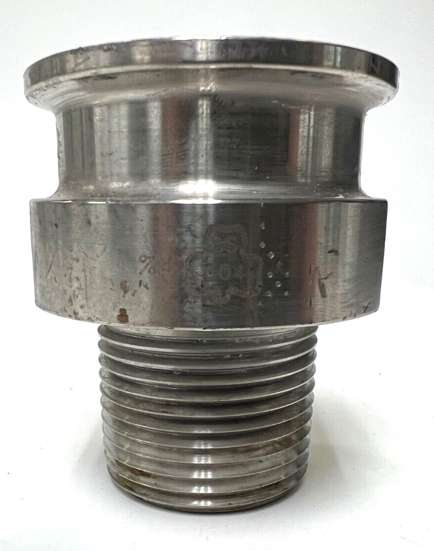ANDRON STAINLESS MALE 1″ NPT ADAPTER TO CLAMP OAL 2-3/8″ STAINLESS STEEL 304