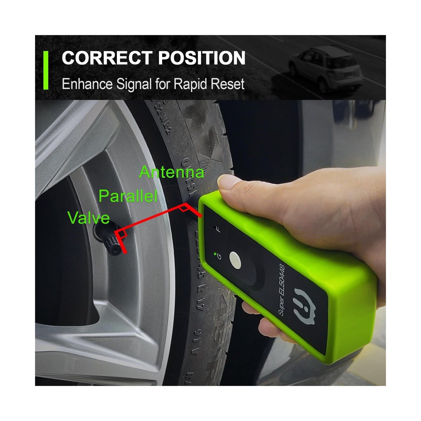 JDIAG 2IN1 TPMS Relearn Tool Super EL50448 for GM and for Ford Tire Pressure …