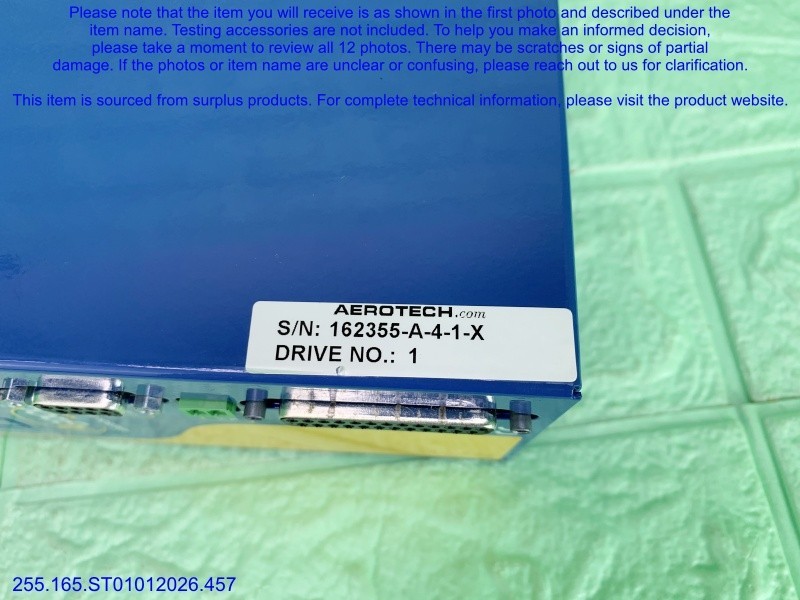 AEROTECH NDRIVEHPE20-MXH Servo Amplifier as in photos, sn:9466, DHL